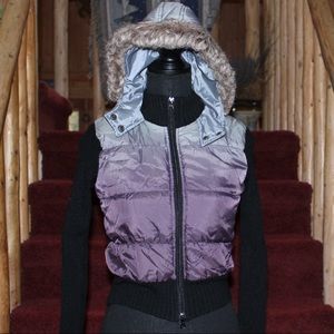 ombré bomber jacket